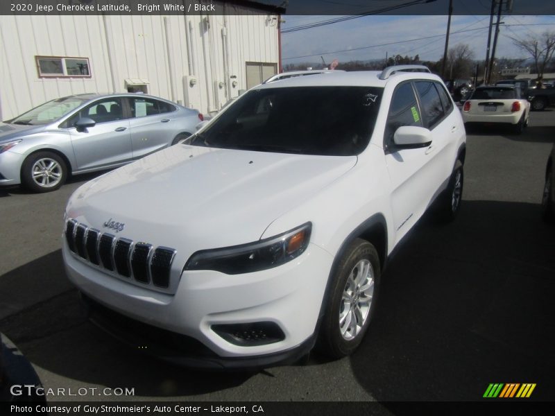 Bright White / Black 2020 Jeep Cherokee Latitude