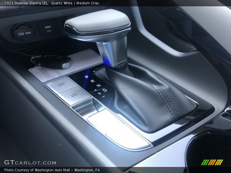Quartz White / Medium Gray 2021 Hyundai Elantra SEL