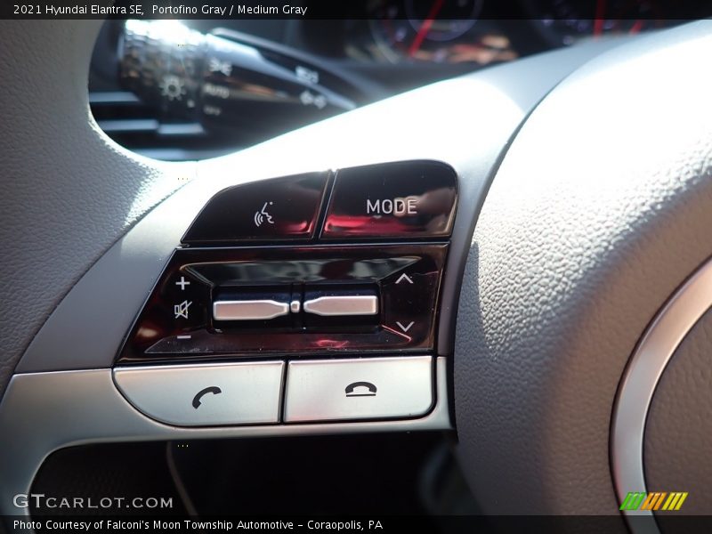 Portofino Gray / Medium Gray 2021 Hyundai Elantra SE