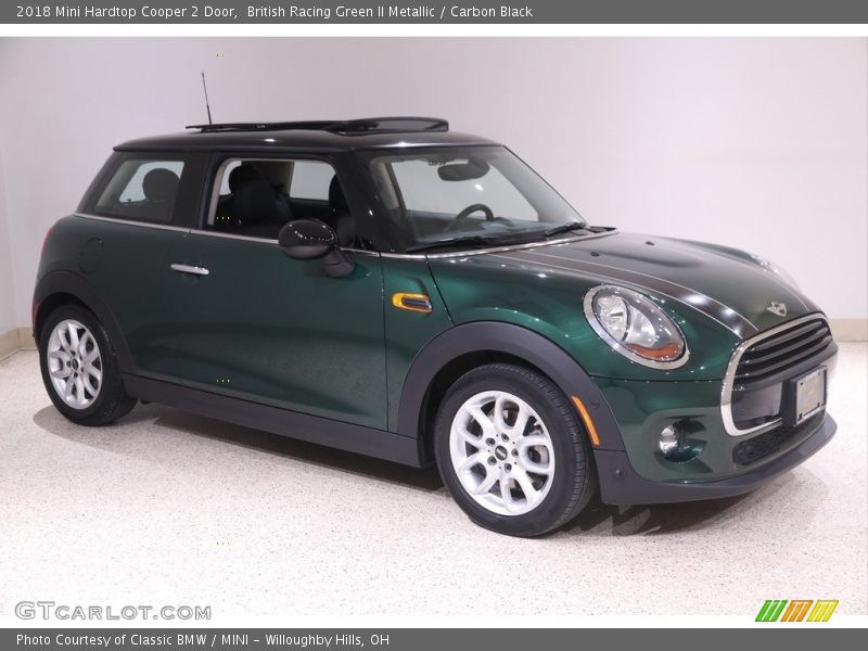 British Racing Green II Metallic / Carbon Black 2018 Mini Hardtop Cooper 2 Door
