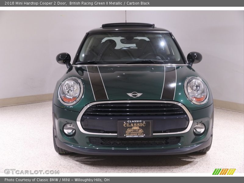 British Racing Green II Metallic / Carbon Black 2018 Mini Hardtop Cooper 2 Door