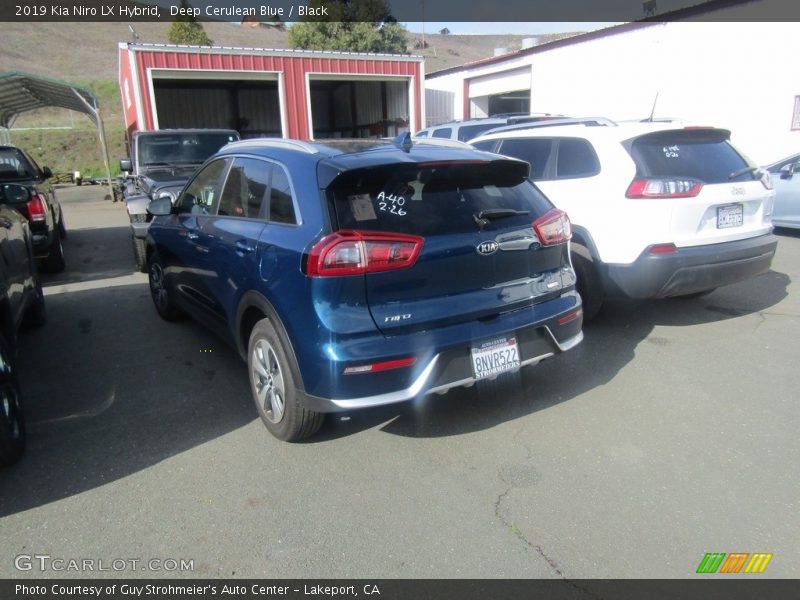 Deep Cerulean Blue / Black 2019 Kia Niro LX Hybrid