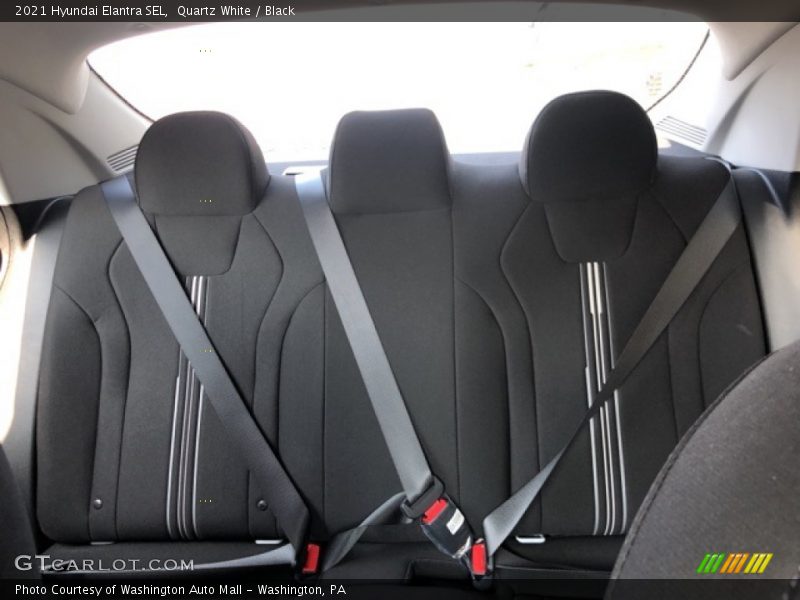 Quartz White / Black 2021 Hyundai Elantra SEL