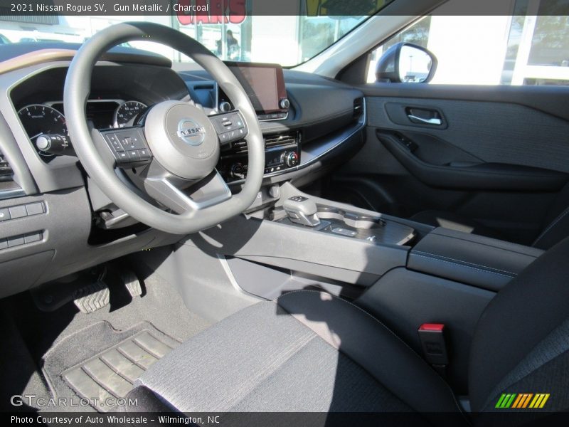 Gun Metallic / Charcoal 2021 Nissan Rogue SV