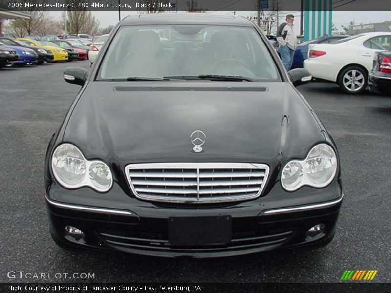Black / Black 2006 Mercedes-Benz C 280 4Matic Luxury