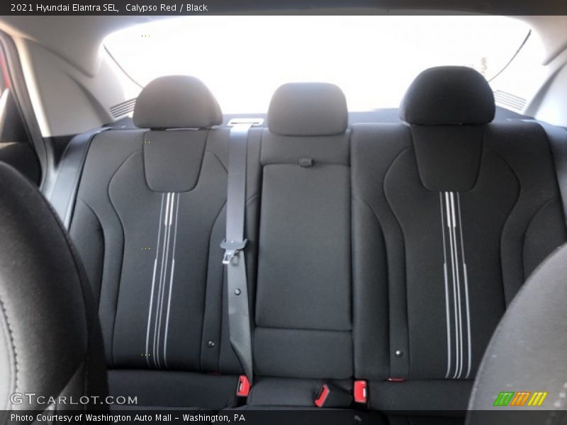Calypso Red / Black 2021 Hyundai Elantra SEL