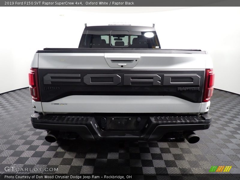 Oxford White / Raptor Black 2019 Ford F150 SVT Raptor SuperCrew 4x4