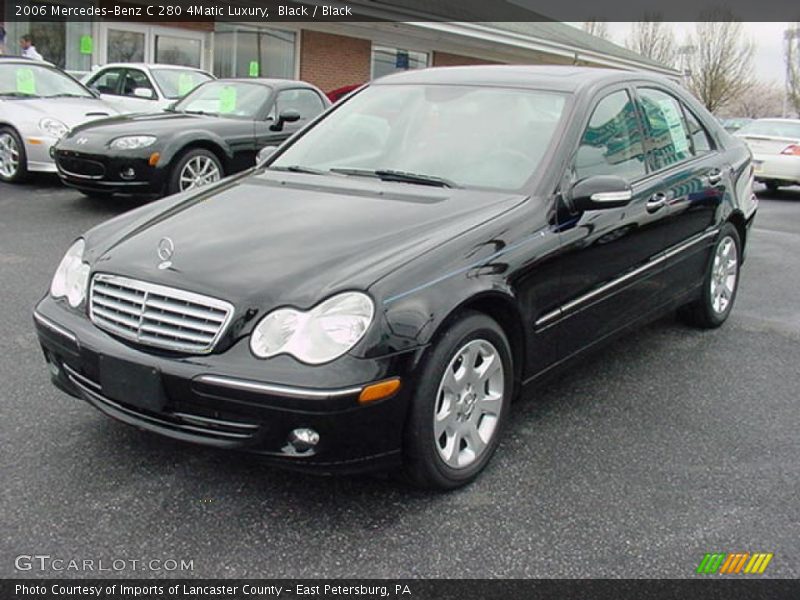 Black / Black 2006 Mercedes-Benz C 280 4Matic Luxury