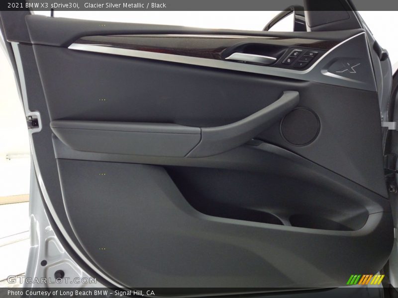 Glacier Silver Metallic / Black 2021 BMW X3 sDrive30i