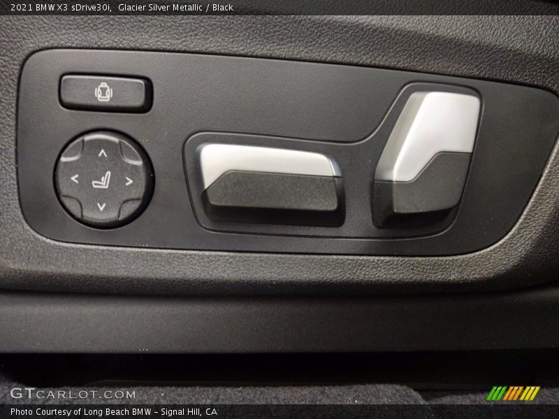 Glacier Silver Metallic / Black 2021 BMW X3 sDrive30i