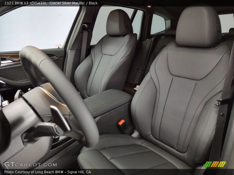 Glacier Silver Metallic / Black 2021 BMW X3 sDrive30i