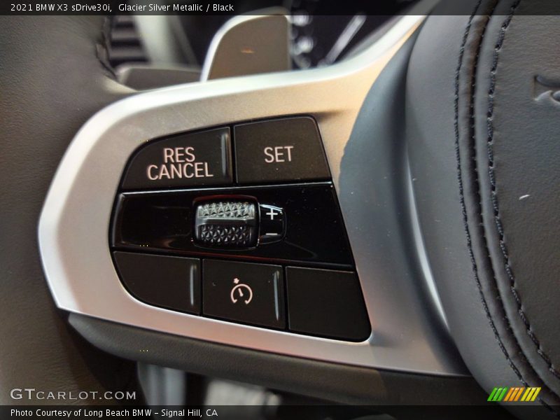 Glacier Silver Metallic / Black 2021 BMW X3 sDrive30i