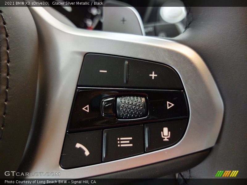 Glacier Silver Metallic / Black 2021 BMW X3 sDrive30i