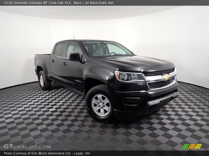 Black / Jet Black/Dark Ash 2018 Chevrolet Colorado WT Crew Cab 4x4