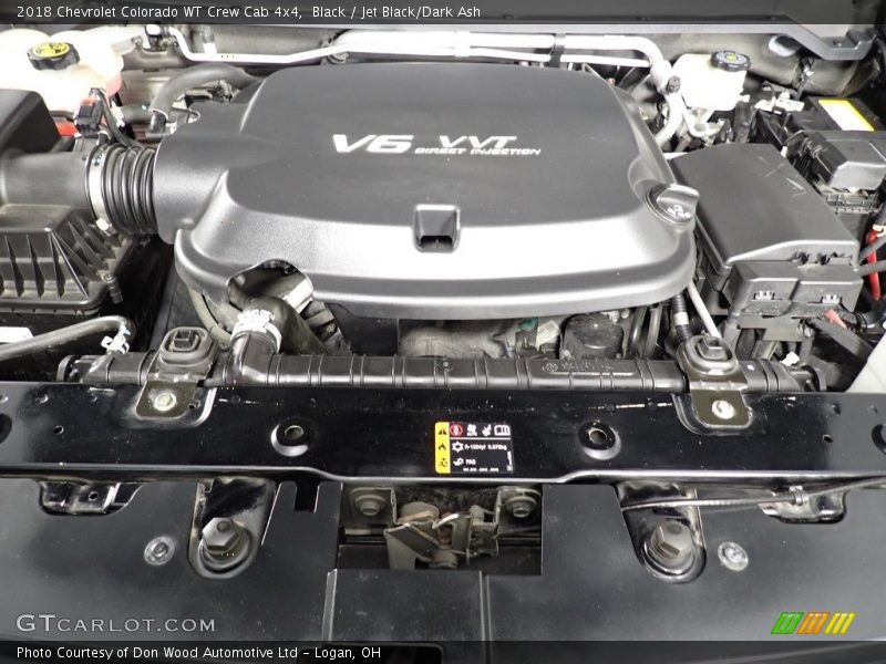 Black / Jet Black/Dark Ash 2018 Chevrolet Colorado WT Crew Cab 4x4