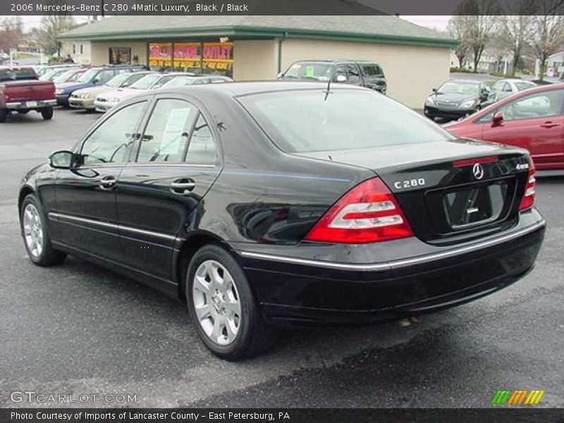 Black / Black 2006 Mercedes-Benz C 280 4Matic Luxury