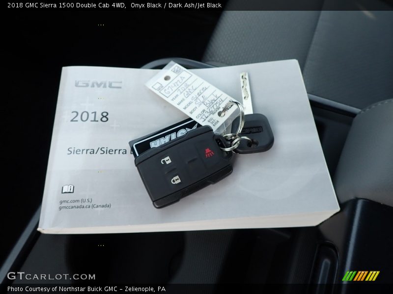 Onyx Black / Dark Ash/Jet Black 2018 GMC Sierra 1500 Double Cab 4WD
