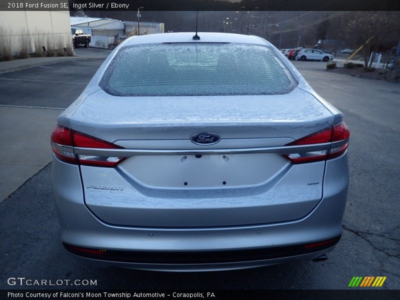 Ingot Silver / Ebony 2018 Ford Fusion SE