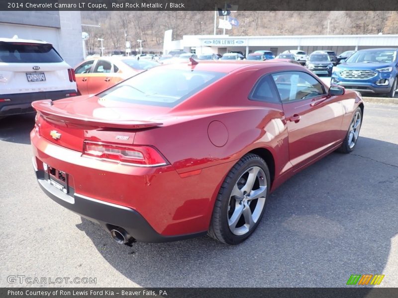 Red Rock Metallic / Black 2014 Chevrolet Camaro LT Coupe