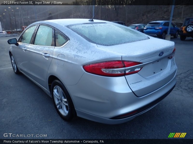 Ingot Silver / Ebony 2018 Ford Fusion SE