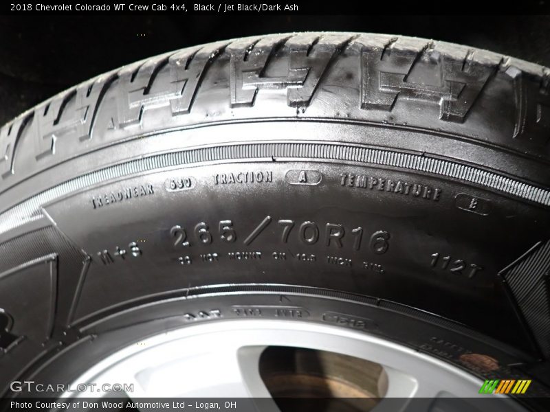 Black / Jet Black/Dark Ash 2018 Chevrolet Colorado WT Crew Cab 4x4