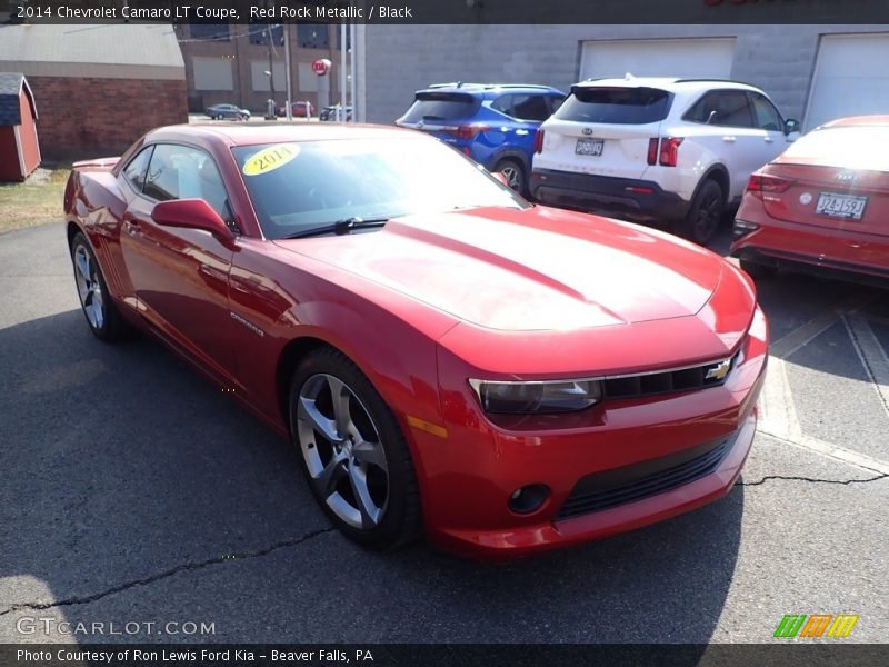 Red Rock Metallic / Black 2014 Chevrolet Camaro LT Coupe