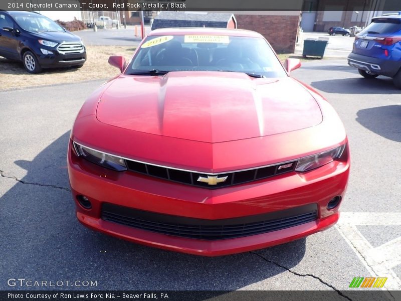 Red Rock Metallic / Black 2014 Chevrolet Camaro LT Coupe