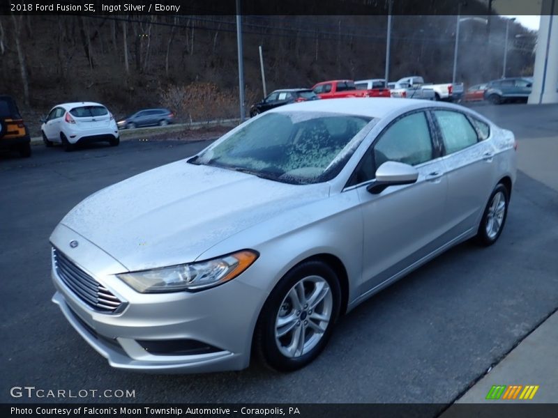 Ingot Silver / Ebony 2018 Ford Fusion SE
