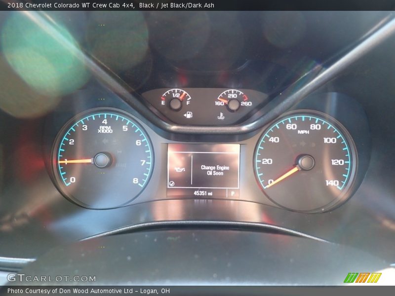 Black / Jet Black/Dark Ash 2018 Chevrolet Colorado WT Crew Cab 4x4