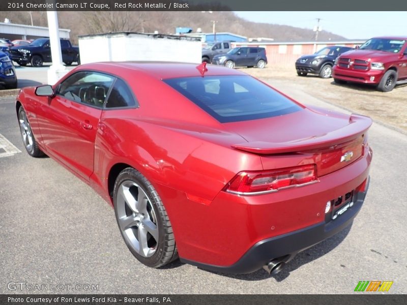 Red Rock Metallic / Black 2014 Chevrolet Camaro LT Coupe