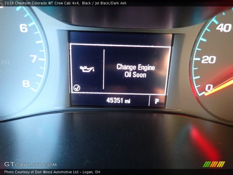 Black / Jet Black/Dark Ash 2018 Chevrolet Colorado WT Crew Cab 4x4