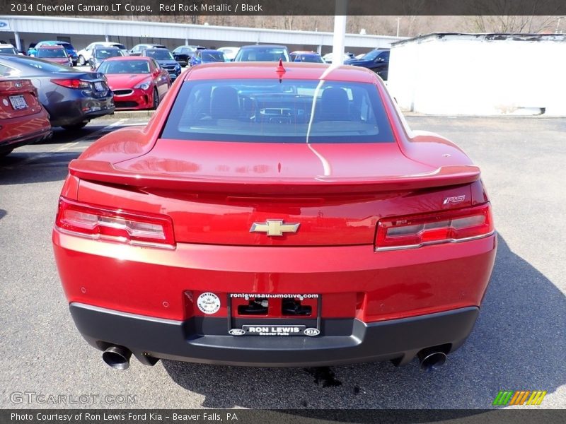 Red Rock Metallic / Black 2014 Chevrolet Camaro LT Coupe