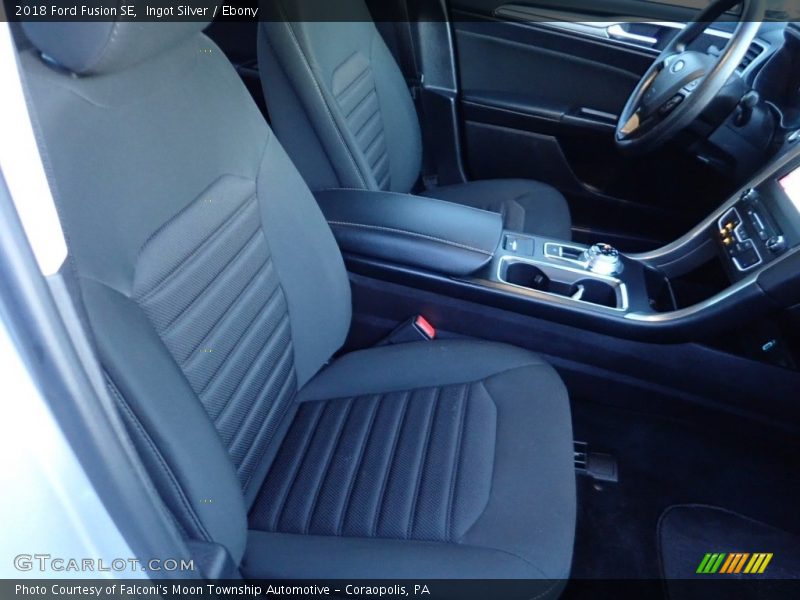 Ingot Silver / Ebony 2018 Ford Fusion SE