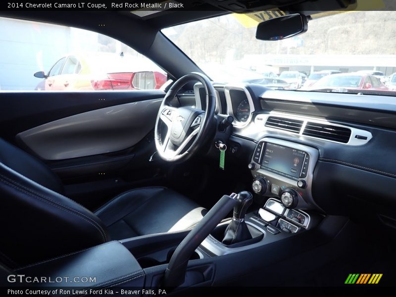 Red Rock Metallic / Black 2014 Chevrolet Camaro LT Coupe