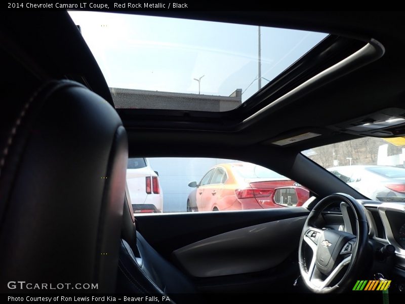 Red Rock Metallic / Black 2014 Chevrolet Camaro LT Coupe