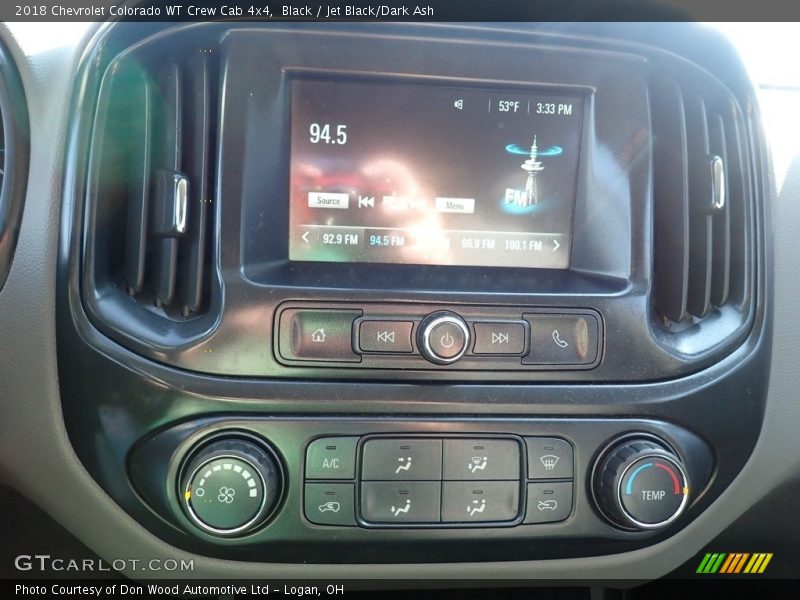 Black / Jet Black/Dark Ash 2018 Chevrolet Colorado WT Crew Cab 4x4