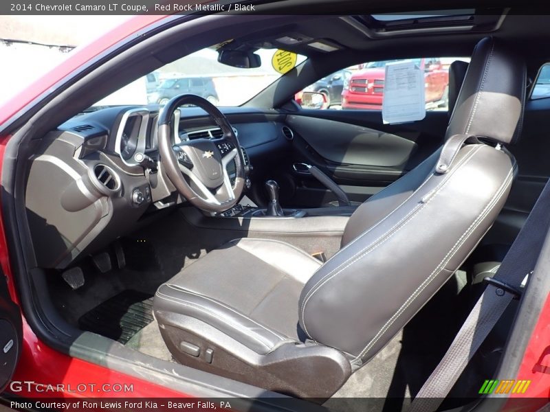 Red Rock Metallic / Black 2014 Chevrolet Camaro LT Coupe