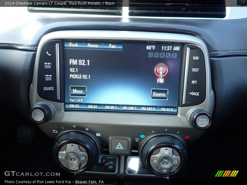 Red Rock Metallic / Black 2014 Chevrolet Camaro LT Coupe