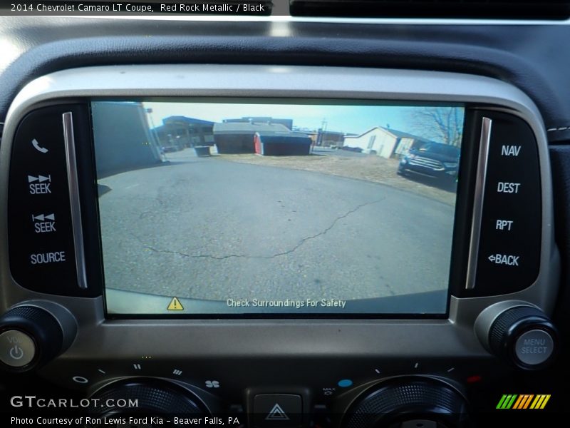 Red Rock Metallic / Black 2014 Chevrolet Camaro LT Coupe