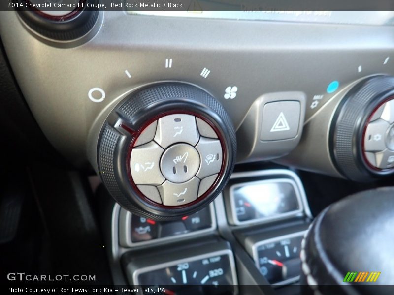 Red Rock Metallic / Black 2014 Chevrolet Camaro LT Coupe