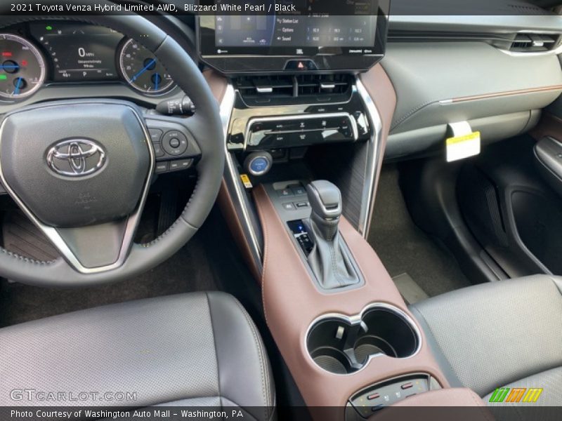 Blizzard White Pearl / Black 2021 Toyota Venza Hybrid Limited AWD