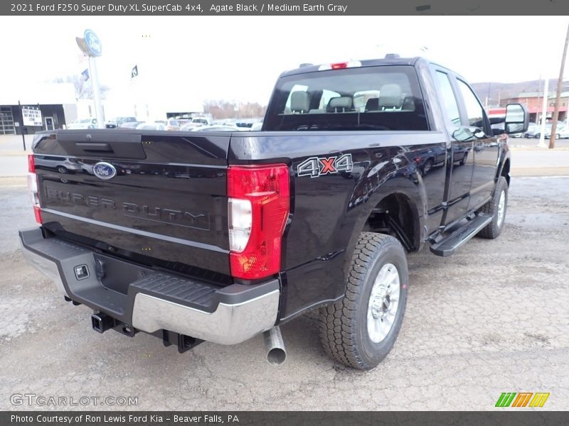 Agate Black / Medium Earth Gray 2021 Ford F250 Super Duty XL SuperCab 4x4
