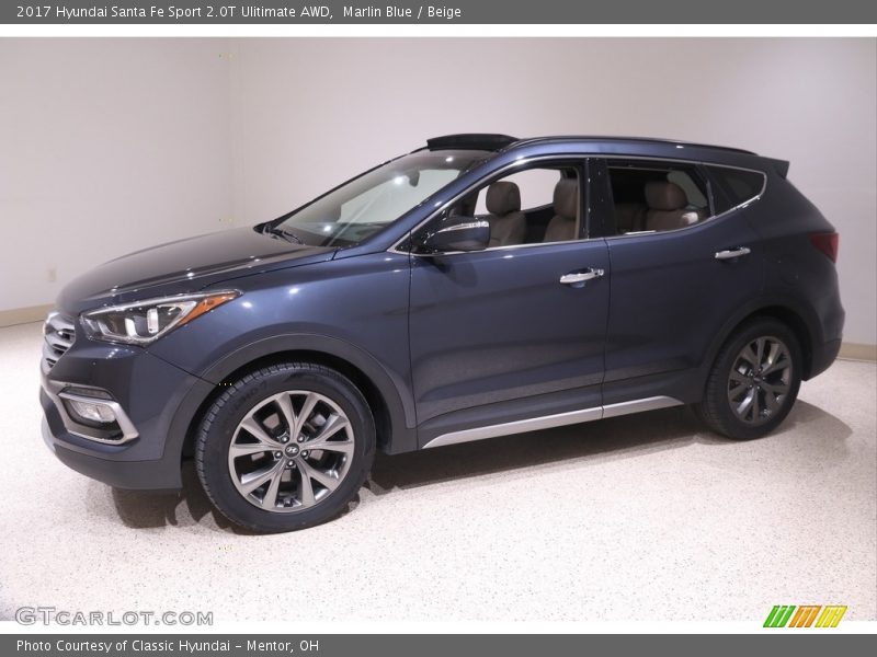 Front 3/4 View of 2017 Santa Fe Sport 2.0T Ulitimate AWD