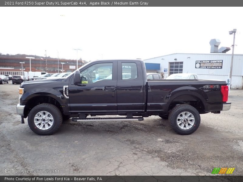 Agate Black / Medium Earth Gray 2021 Ford F250 Super Duty XL SuperCab 4x4