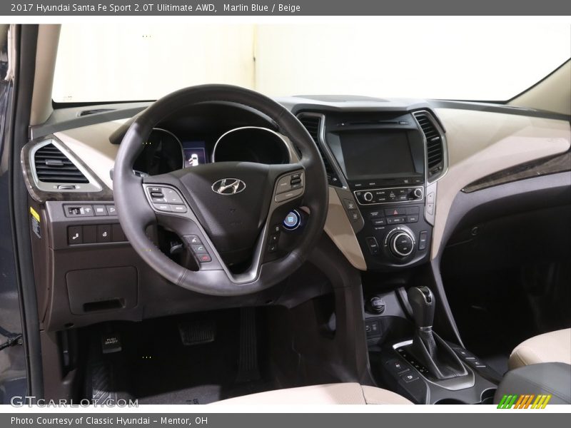 Dashboard of 2017 Santa Fe Sport 2.0T Ulitimate AWD