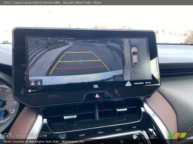 Blizzard White Pearl / Black 2021 Toyota Venza Hybrid Limited AWD