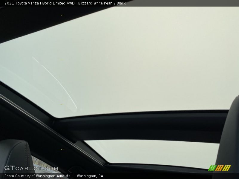 Blizzard White Pearl / Black 2021 Toyota Venza Hybrid Limited AWD