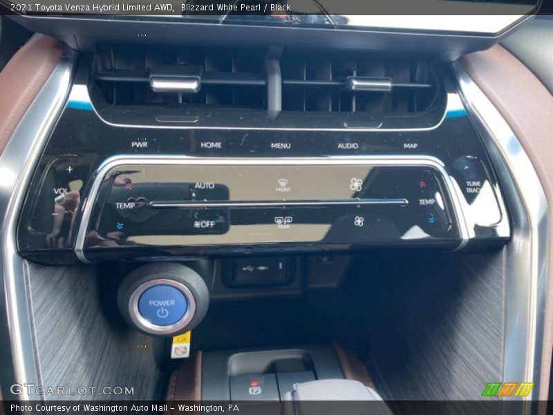 Blizzard White Pearl / Black 2021 Toyota Venza Hybrid Limited AWD