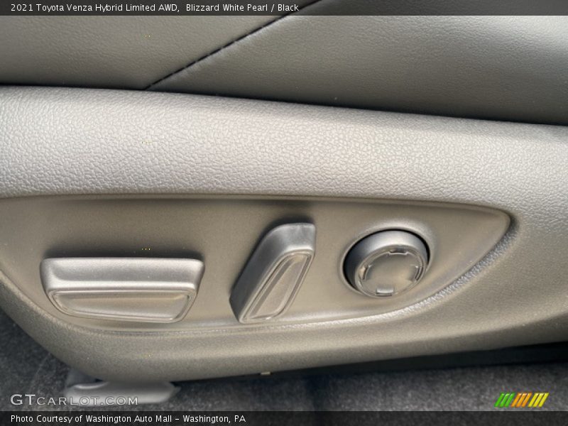 Blizzard White Pearl / Black 2021 Toyota Venza Hybrid Limited AWD