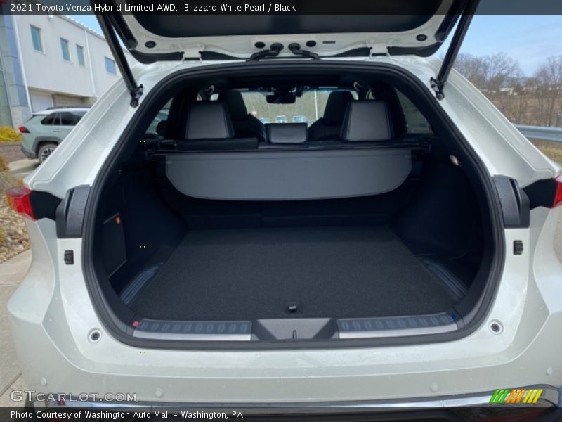 Blizzard White Pearl / Black 2021 Toyota Venza Hybrid Limited AWD